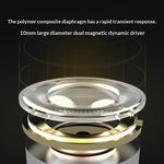 Hybrid Dynamicbalanced Armature In-ear Noise-canceling Music Headphones With Microphone