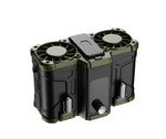 Dual Vent Waist Mounted Fan With Detachable Battery Holder