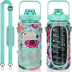 Sports Water Bottle Sleeve Handheld Strap Protective Cover Portable